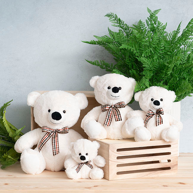 Toby Relay Teddy White (25cmST)