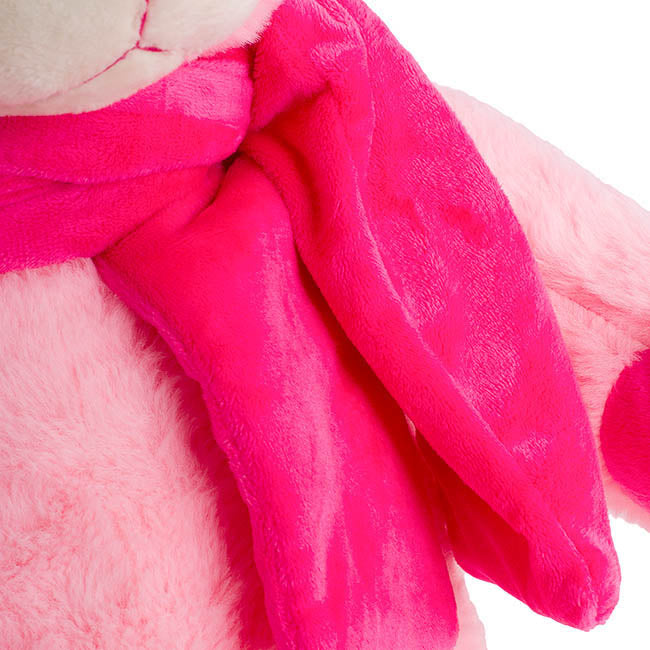 Asher Bear with Scarf Baby Pink (60cmHT)