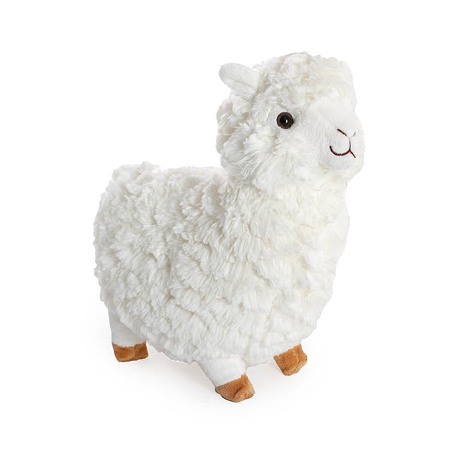 Fuzzy Wuzzy Plush Llama White (24cmHT)