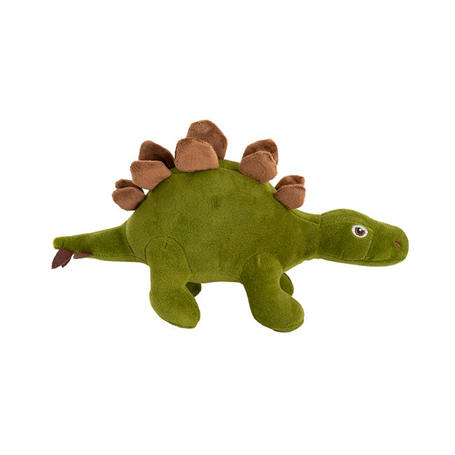 Boris Stegosaurus Dinosaur Plush Toy Olive Green (20cmHT)