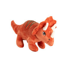 Tank Triceratops Dinosaur Plush Toy Orange (20cmHT)