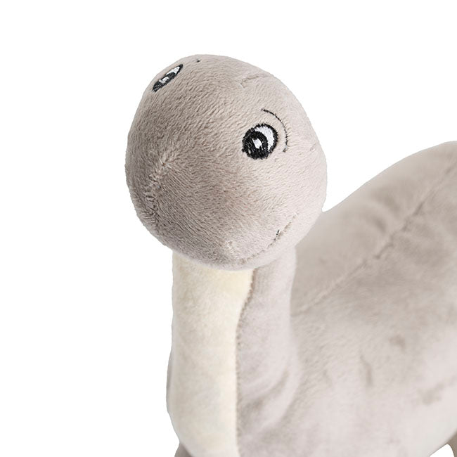 Bash Brontosaurus Dinosaur Plush Toy Grey (28cmHT)