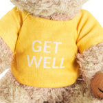 Teddy Bear Message Get Well Yellow T Shirt (20cmHT)