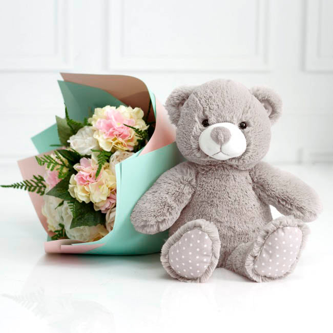Griffin Teddy Bear Grey (25cmST)