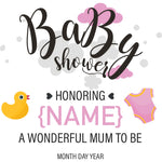 Baby Shower Girl - Oscar Teddy Bear (25cmST)