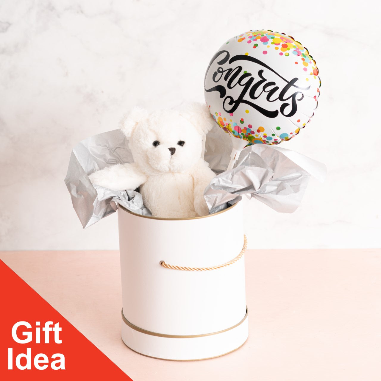 Foil Balloon 9" (22.5cmD) Confetti Congrats
