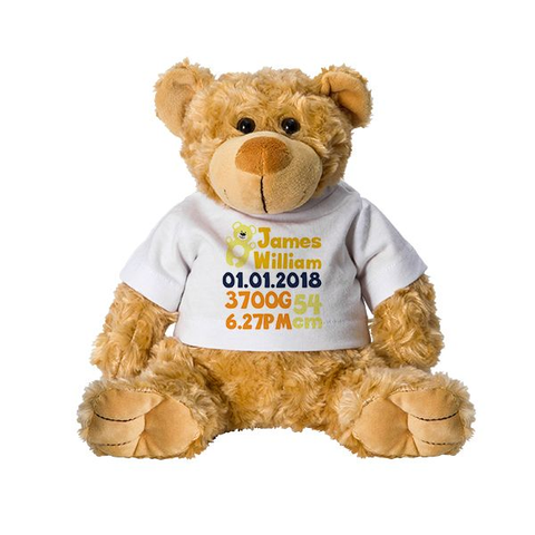personalised teddy bear